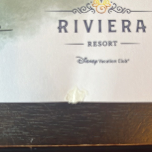 DVC Disney Vacation Club Rivera Resort 8x10 Print/ lithograph - Picture 2 of 2